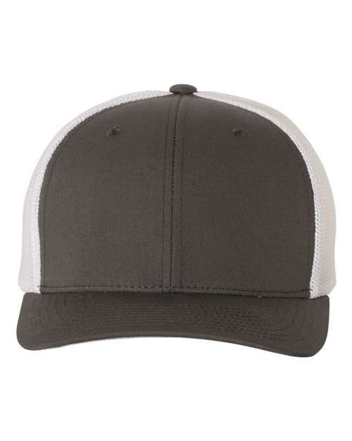 Flexfit 6511 Charcoal/ White — front