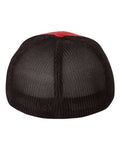 Flexfit 6511 Red/ Black — back