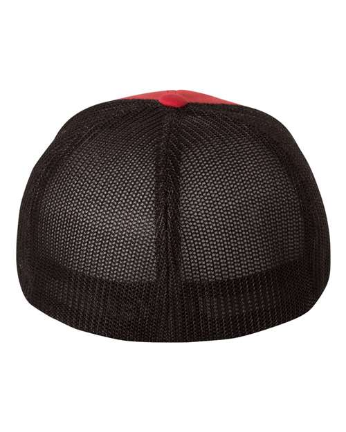 Flexfit 6511 Red/ Black — back