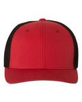 Flexfit 6511 Red/ Black — front