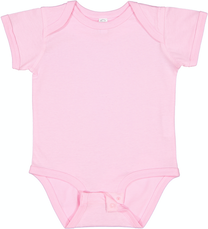 Infant Fine Jersey Bodysuit - Pink