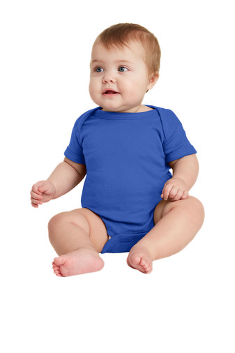 Infant Baby Rib Bodysuit - Royal