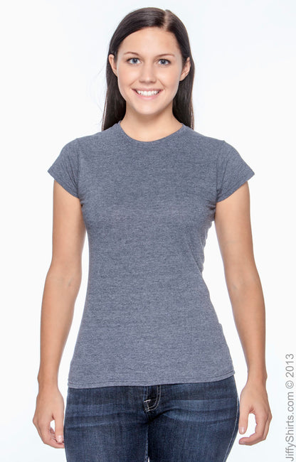 Women's Softstyle® Fitted T-Shirt - Heather Navy