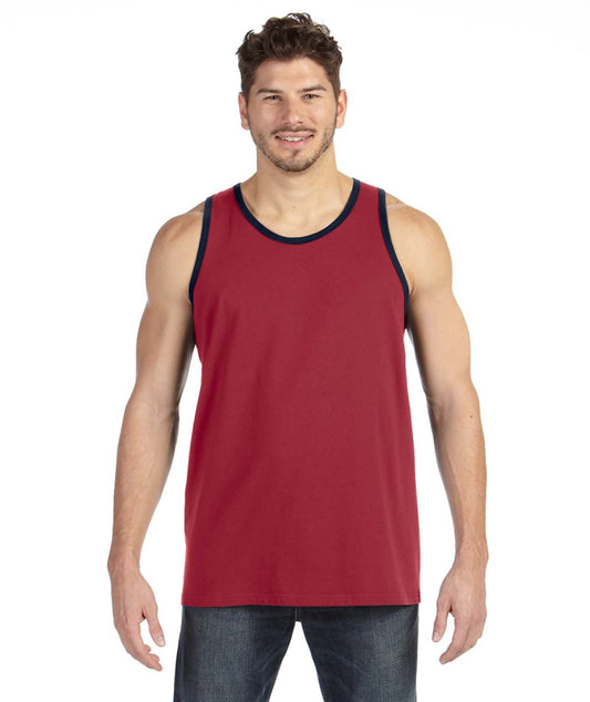 Unisex Lightweight Tank - Independence Red / Navy