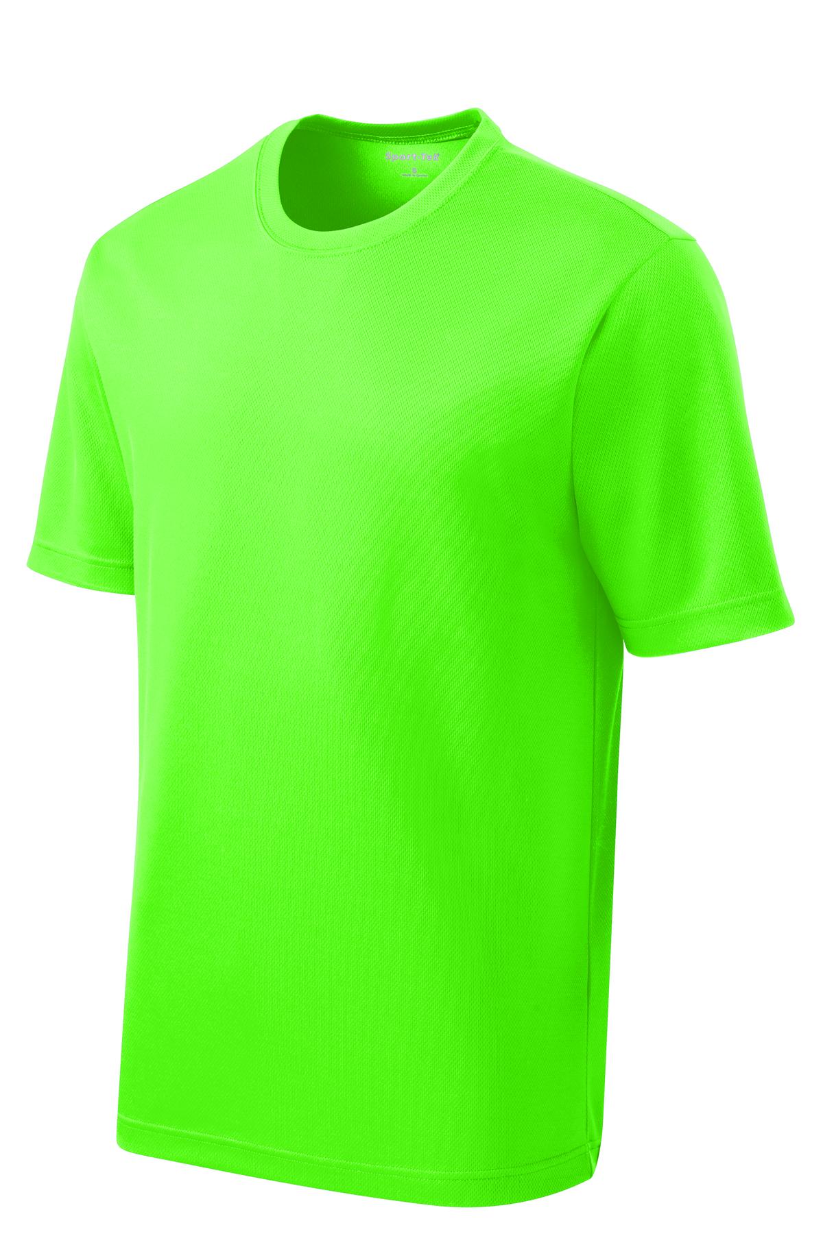 Unisex PosiCharge RacerMesh Tee - Neon Green