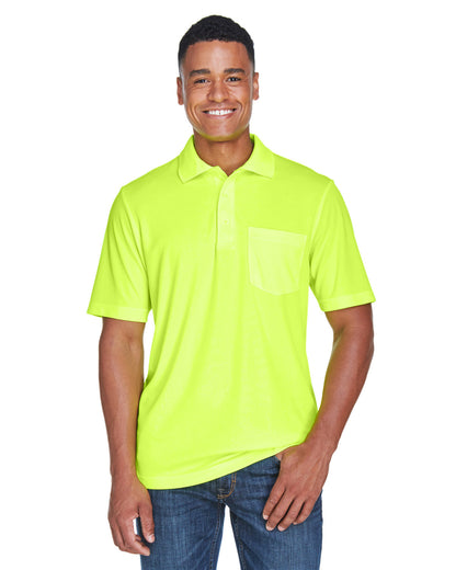 Men's Origin Performance Piqué Polo with Pocket - Safety Yellow 691
