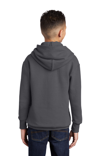 Youth Core Fleece Pullover Hoodie - Charcoal