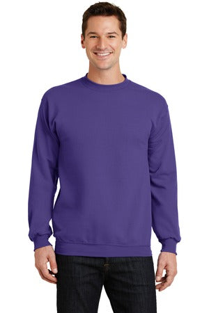 Unisex Core Fleece Crewneck Sweatshirt - Purple