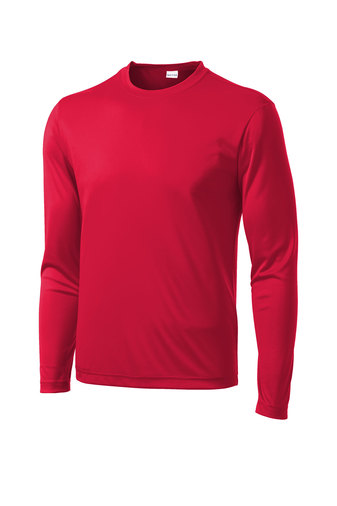 Unisex Long Sleeve PosiCharge Competitor Tee - True Red