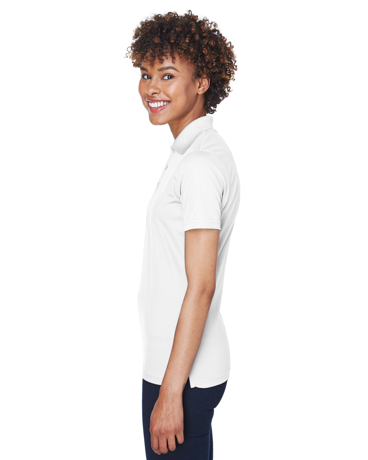 Women's Cool & Dry Mesh Piqué Polo - White