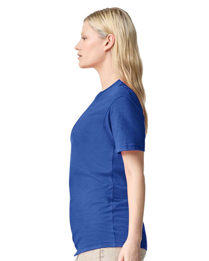 Unisex CVC T-Shirt - Heather Royal Blue