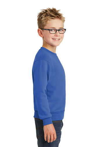 Youth Core Fleece Crewneck Sweatshirt - Royal Blue
