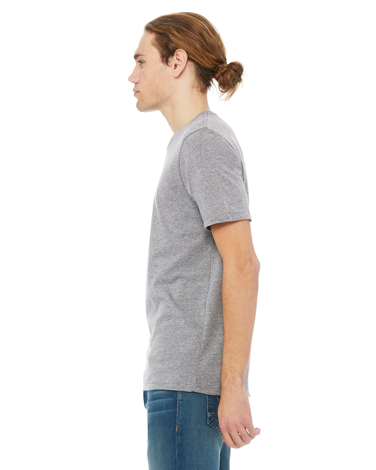 Unisex Heavyweight Crew T-Shirt - Heather Athletic