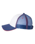 Valucap S102 White/ Royal/ Red — direct side