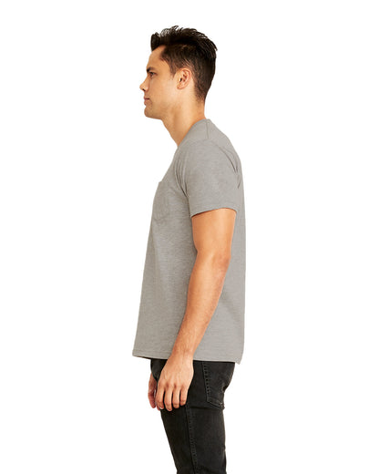Unisex Pocket Crew - Heather Gray