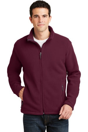 Unisex Value Fleece Jacket - Maroon