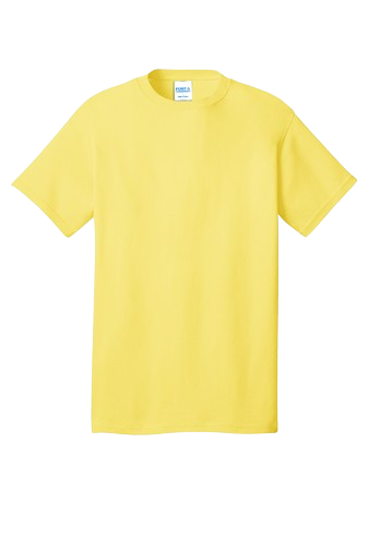 Unisex Core Cotton Tee - Yellow