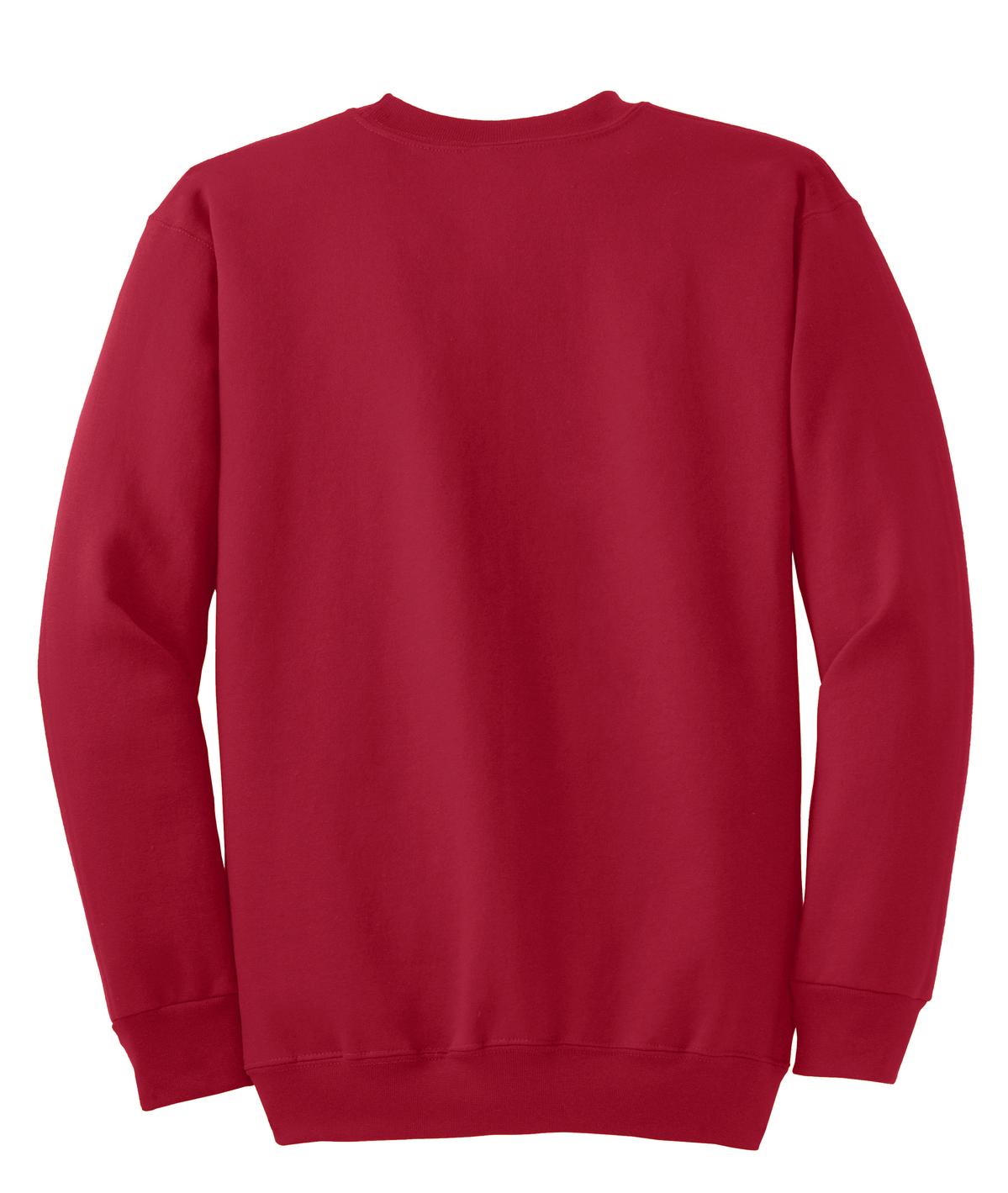 Unisex Essential Fleece Crewneck Sweatshirt - Red