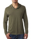 Next Level N6021 - Unisex Triblend Long-Sleeve Hoodie - Military Green