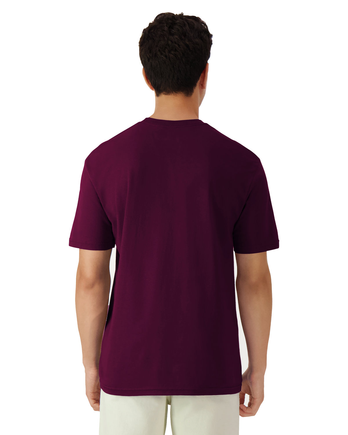 Light Cotton T-Shirt - Maroon