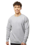 Unisex Fleece Crew - Heather Grey