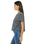 Women's Flowy Boxy T-Shirt - Heather Dark Gray
