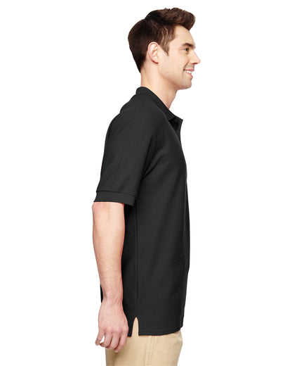 Unisex Premium Cotton®  Double Piqué Polo - Black