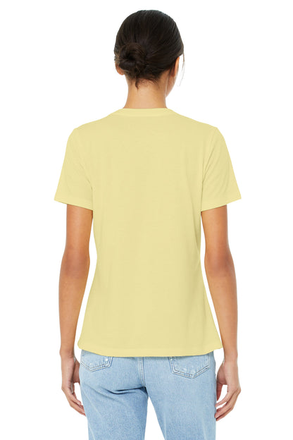 Women's Heathered Relaxed Jersey Short-Sleeve T-Shirt - Heather French Vanilla