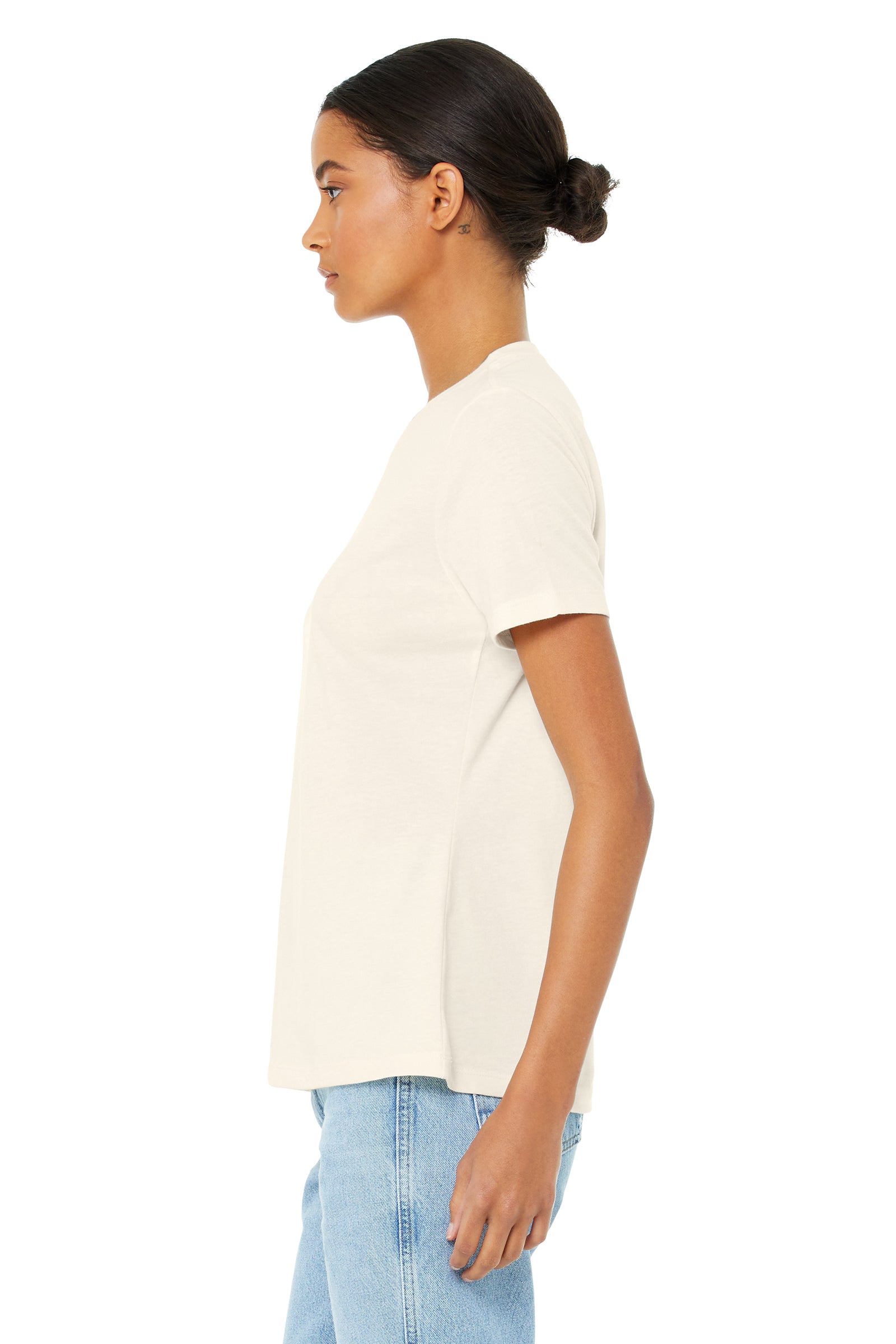 Women's Heathered Relaxed Jersey Short-Sleeve T-Shirt - Heather Natural