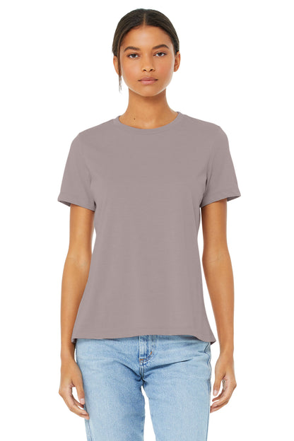 Women's Heathered Relaxed Jersey Short-Sleeve T-Shirt - Heather Pink Gravel