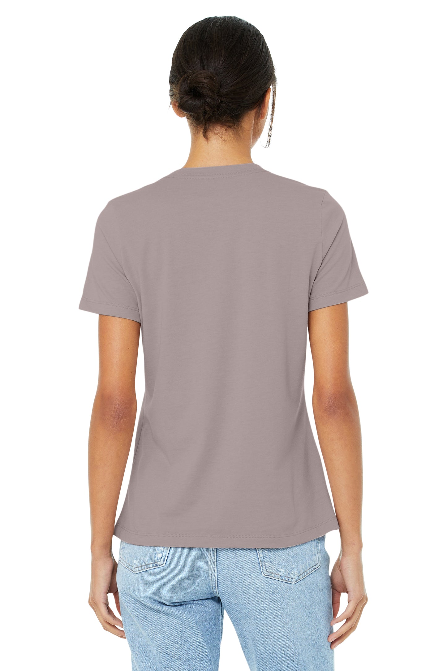 Women's Heathered Relaxed Jersey Short-Sleeve T-Shirt - Heather Pink Gravel
