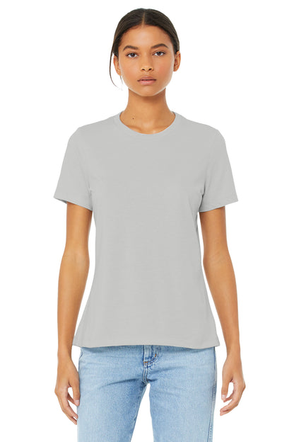 Women's Heathered Relaxed Jersey Short-Sleeve T-Shirt - Heather Silver