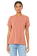 Bella + Canvas 6400CVC - Women's Heathered Relaxed Jersey Short-Sleeve T-Shirt - Heather Sunset
