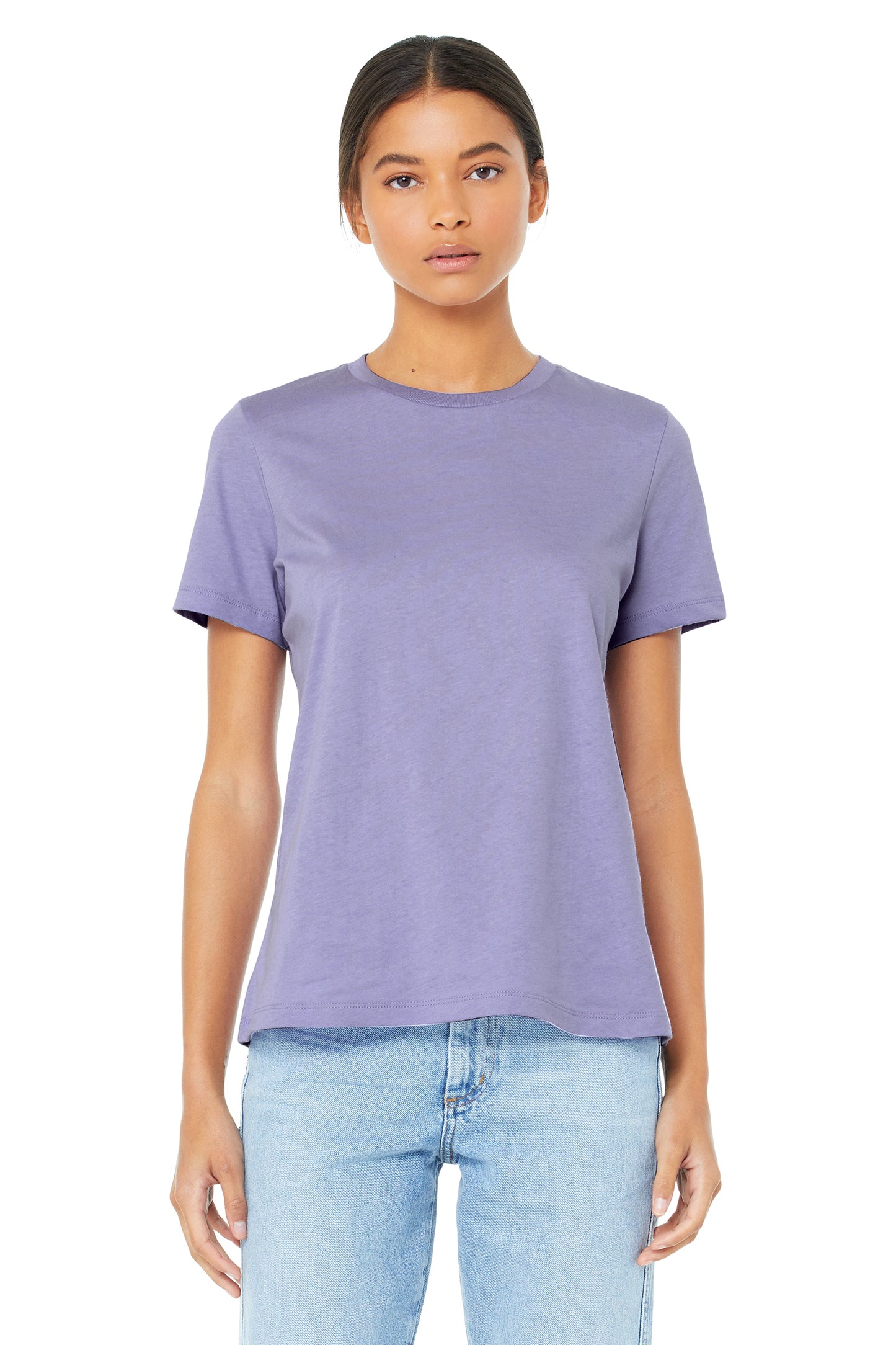 Women's Relaxed Jersey Short-Sleeve T-Shirt - Dark Lavender