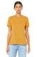 Bella + Canvas B6400 - Women's Relaxed Jersey Short-Sleeve T-Shirt - Mustard
