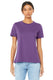 Bella + Canvas B6400 - Women's Relaxed Jersey Short-Sleeve T-Shirt - Royal Purple