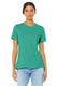 Bella + Canvas B6400 - Women's Relaxed Jersey Short-Sleeve T-Shirt - Teal