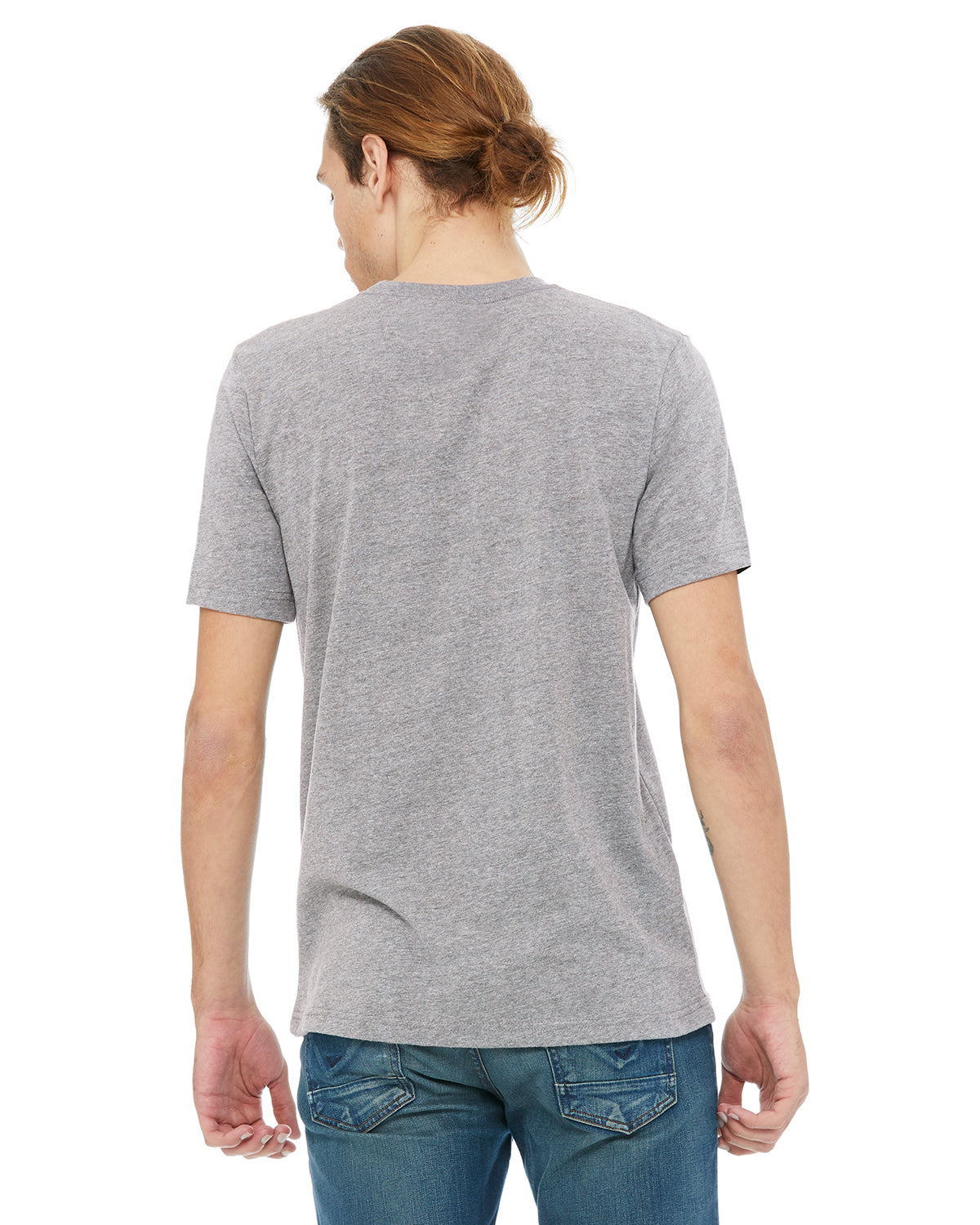 Unisex Heavyweight Crew T-Shirt - Heather Athletic
