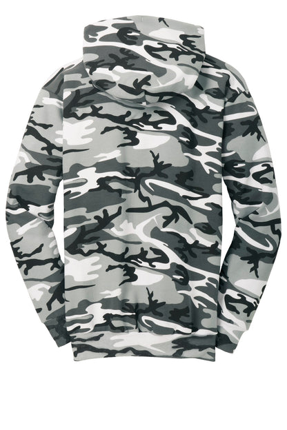 Unisex Core Fleece Camo Pullover Hoodie - Winter Camo