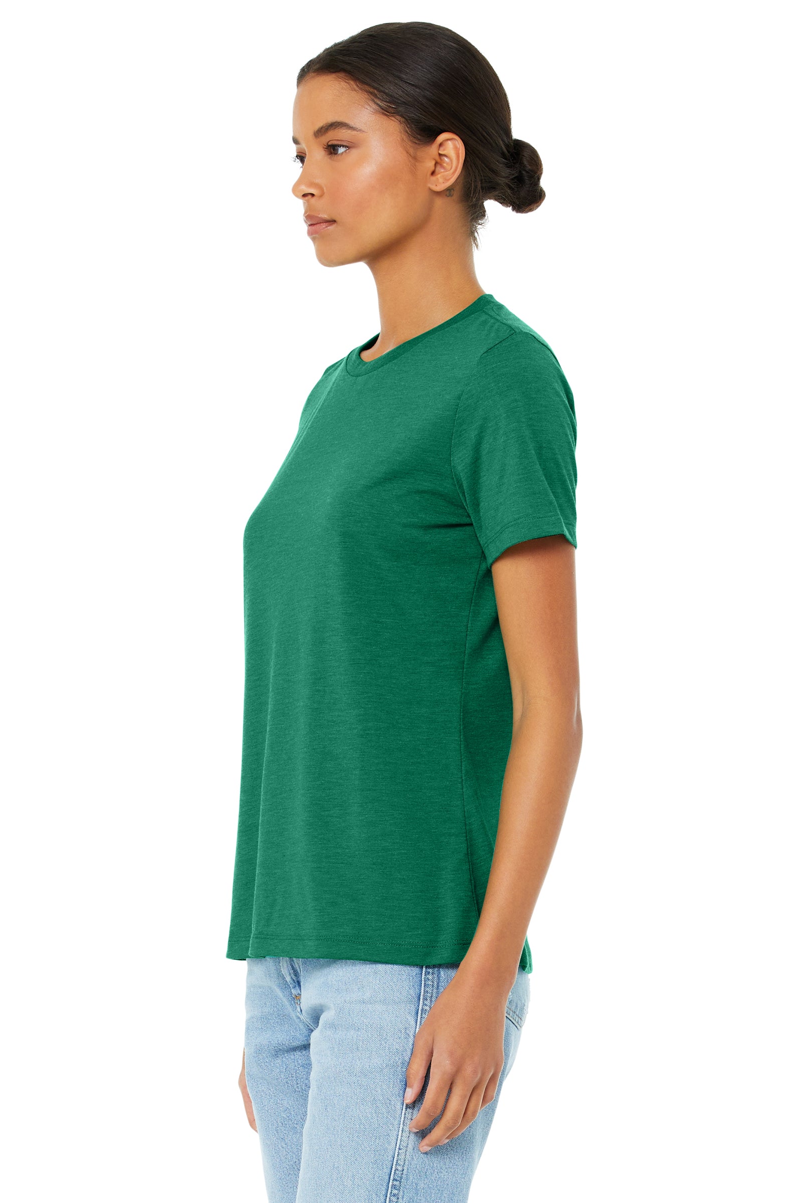 Women's Triblend Relaxed Jersey Short-Sleeve T-Shirt - Kelly Triblend