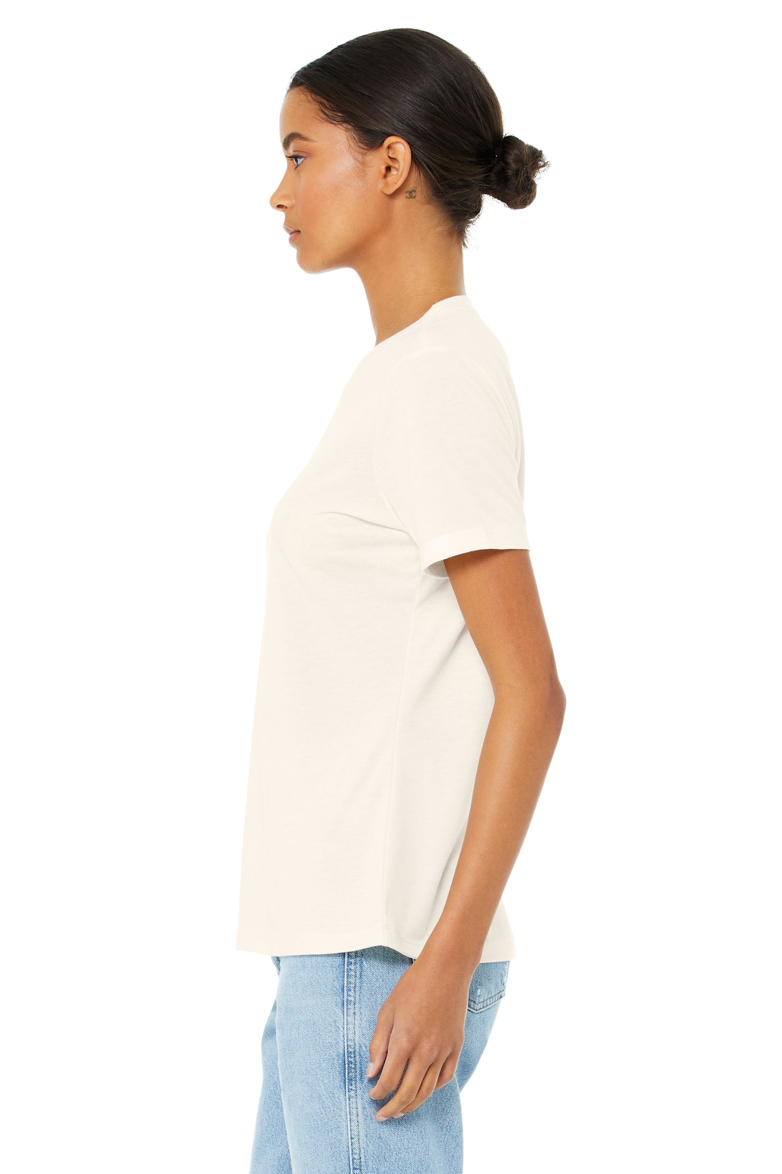 Women's Triblend Relaxed Jersey Short-Sleeve T-Shirt - Solid Natural Triblend