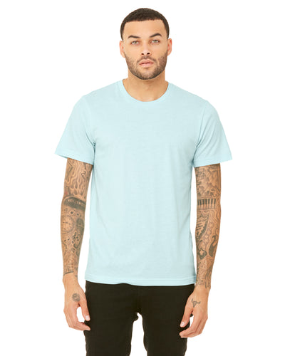 Unisex Heather CVC T-Shirt - Heather Ice Blue