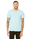 Bella + Canvas 3001CVC - Unisex Heather CVC T-Shirt - Heather Ice Blue