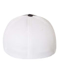 Flexfit 6533 Black/ White — back