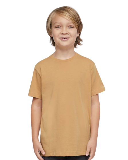 Youth Fine Jersey T-Shirt - Latte