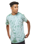 Crystal Tie Dye T-Shirt - Moss
