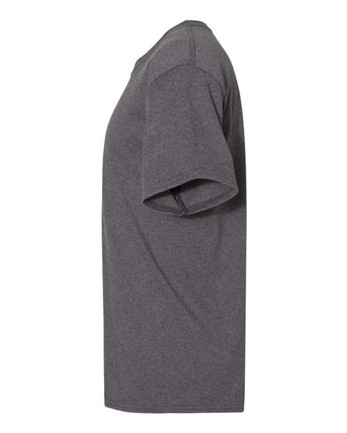 Hanes 5280 Charcoal Heather — direct side