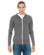 Bella + Canvas 3939 - Unisex Triblend Full-Zip Lightweight Hoodie - Gray Triblend