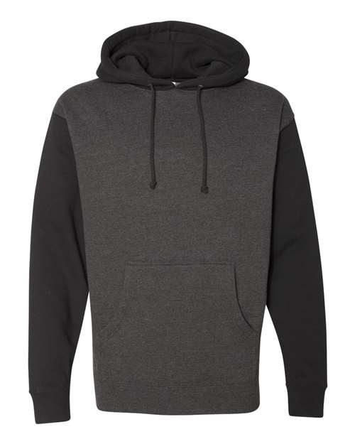 Independent Trading Co. IND4000 Charcoal Heather/ Black — front