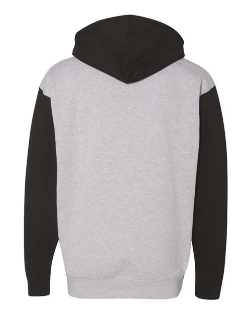 Independent Trading Co. IND4000 Grey Heather/ Black — back